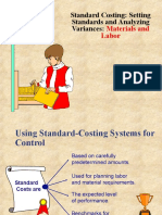 Standard Costing: Setting Standards and Analyzing Variances