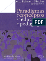 Paradigmas y Conceptos en Educación y Pedagogía