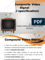 6.5 Composite Video Signal (I.S.I Specification