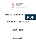 Materiale Seminar Psih. Ed 2017