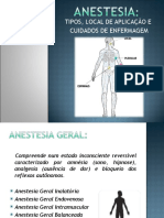 Tipos, riscos e cuidados da anestesia