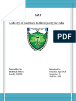 Liability of Auditors to third party in India.docx