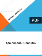 5 Siapakah Tuhan Itu