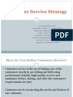 Customer Service Strategy EDITED