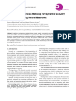 Critical Contingencies Ranking For Dynamic Security Assessment Using Neural Networks