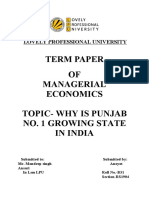 Economics Term Paper Anayat Ansari B 31