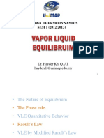 Vapor Liquid Equilibrium
