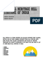 Colonial Heritage Hill Stations of India