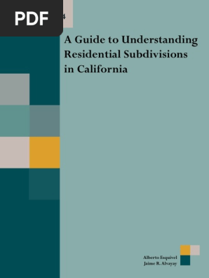 Residential Subdivisions Guide
