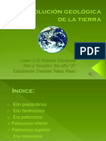 Evolución Geológica de La Tierra