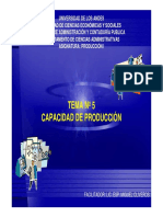 Capacidad de Produccion