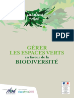Guide Gerer Les Espaces Verts en Faveur de La Biodiversite
