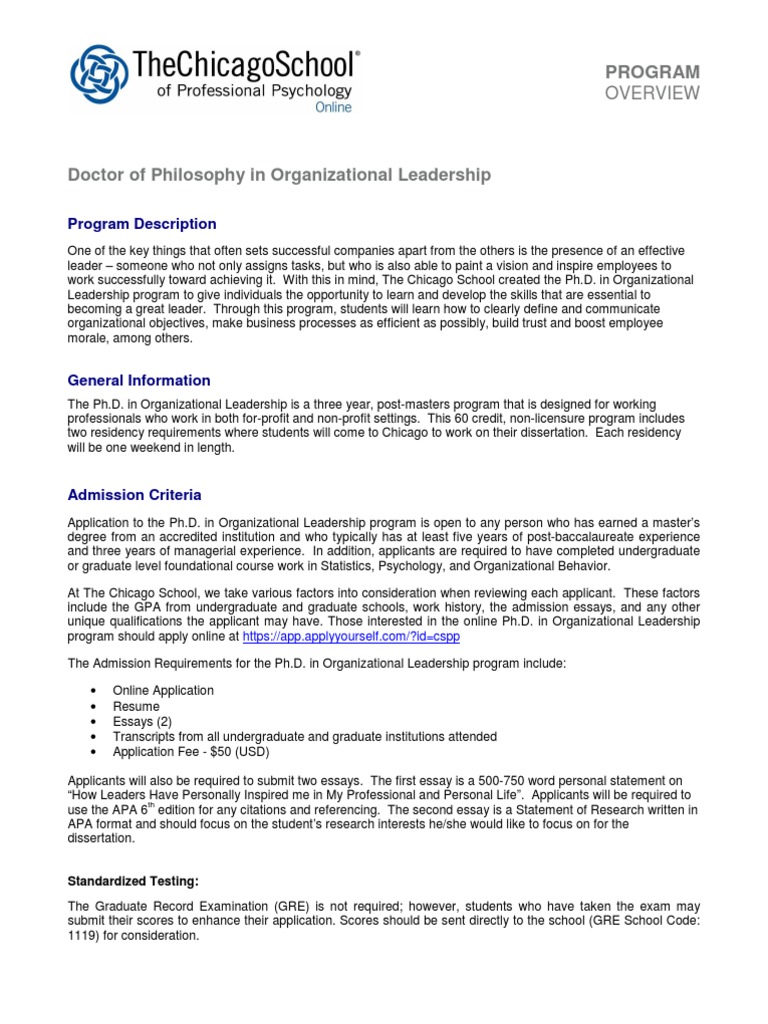phd thesis in leadership