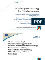 Towards A European Strategy For Nanotechnology