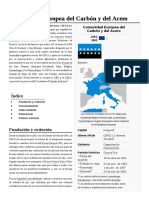 Comunidad Europea Del Carbón y Del Acero