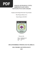 Download MAKALAH wayang golek by Samirah SN365481883 doc pdf