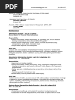 final draft myisha n  howards resume