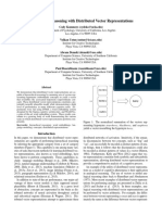 Hierarchical Reasoning With Distributed Vector Representations