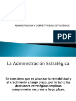 Administracion y Competitividad Estrategica