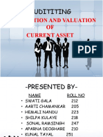Audititing: Verification and Valuation OF Current Asset