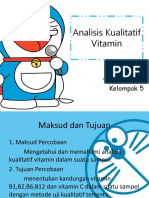 Analisis Vitamin