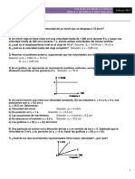 Ejercicios Cinematica PDF