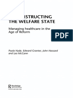 Deconstructing The Welfare State: Paula Hyde, Edward Granter,) Ohn Hassard and Leo Mccann