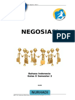 RPP Bahasa Indonesia KD 3.11 Dan 4.11 - Teks - Negosiasi - Nurhadi