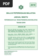 Download Jadual STPM 2010 by saidahscribd SN36549508 doc pdf