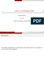 Introduction To Counter-Party Risk