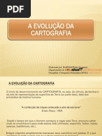 EVOLUÇÃO DA CARTOGRAFIA