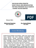 Presentasilaporankuliahkerjapraktek 1001 Malam