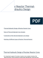 Thermal Hydraulics Design For Nuclear Reactors