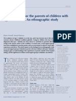 Social Support For The Parents of Children With