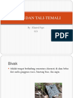 Bivak Dan Tali-Temali Fajri