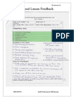 Anfal Mohammed Aldahmani h00296953 Lesson 2 Feedback and Reflection