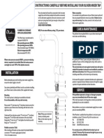 Install Sink Mixer Instructions Oliveri