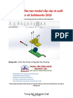 AdvanceCAD - Giaotrinhlaprapxuatbanvesolidworks PDF