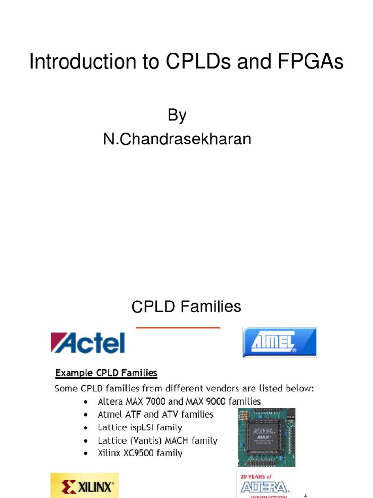 Introduction to CPLDs and FPGAs | PDF | Field Programmable Gate Array ...
