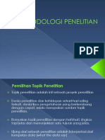 Pemilihan Topik Penelitian