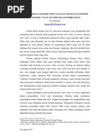 Download Perbandingan Konsep Economic Value of Time Dan Konsep Time Value of Money Dalam Perbankan by Ari Ardianto SN365517276 doc pdf