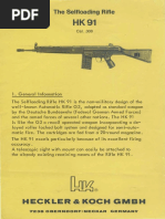 HK 91 Self Loading Rifle Manual PDF