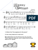 Worksheet 4 - We Wish You A Merry Christmas