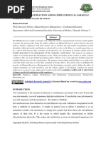 A STUDY ON JOB SATISFACTION AMONG EMPLOYEES IN AL SARAH LLC COMPANY – SULTANATE OF OMAN