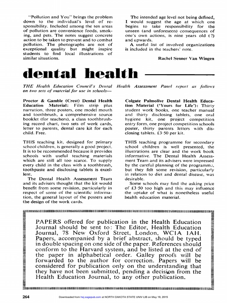 Dental: Health | PDF | Oral Hygiene | Health Care