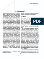 Pneumocystis Pneumonia: Carinii