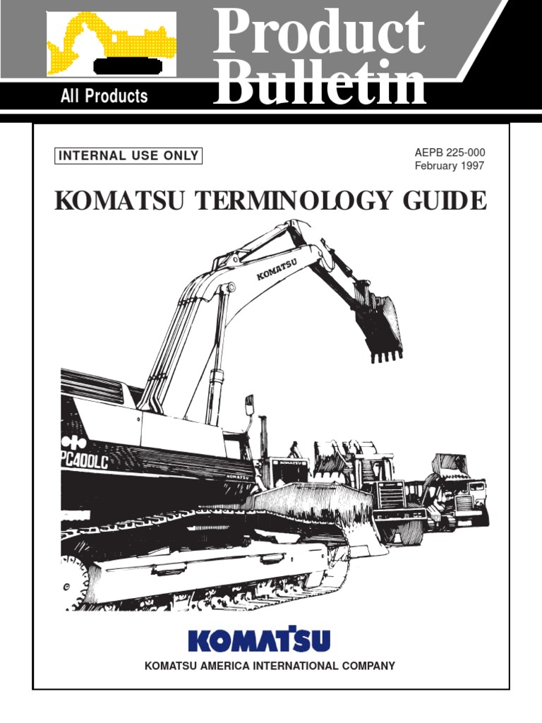 Komatsu Terminology Guide | PDF | Transmission (Mechanics) | Horsepower
