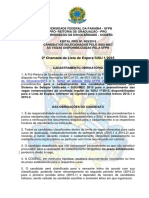 PRG Edital 03-2015 - 2 Chamada Lista de Espera SiSU 1 2015 PDF