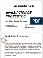 Universidad Del Norte: Evaluación de Proyectos