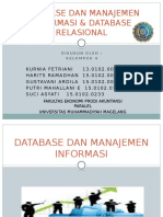 Database Dan Manajemen